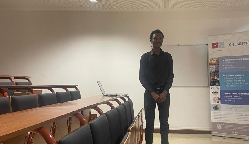 ESTUDANTE DE LICENCIATURA EM QUÍMICA DA UNIVERSIDADE PÚNGUÈ DEFENDE MONOGRAFIA COM NOTA MÁXIMA